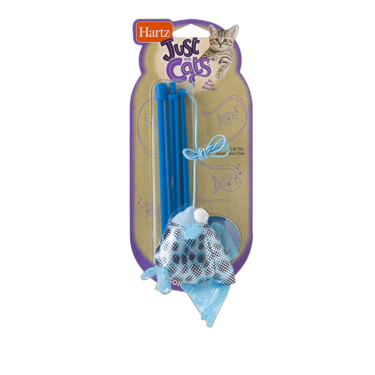 Hartz Just For Cats Gone Fishin' Interactive Cat Toy Wand