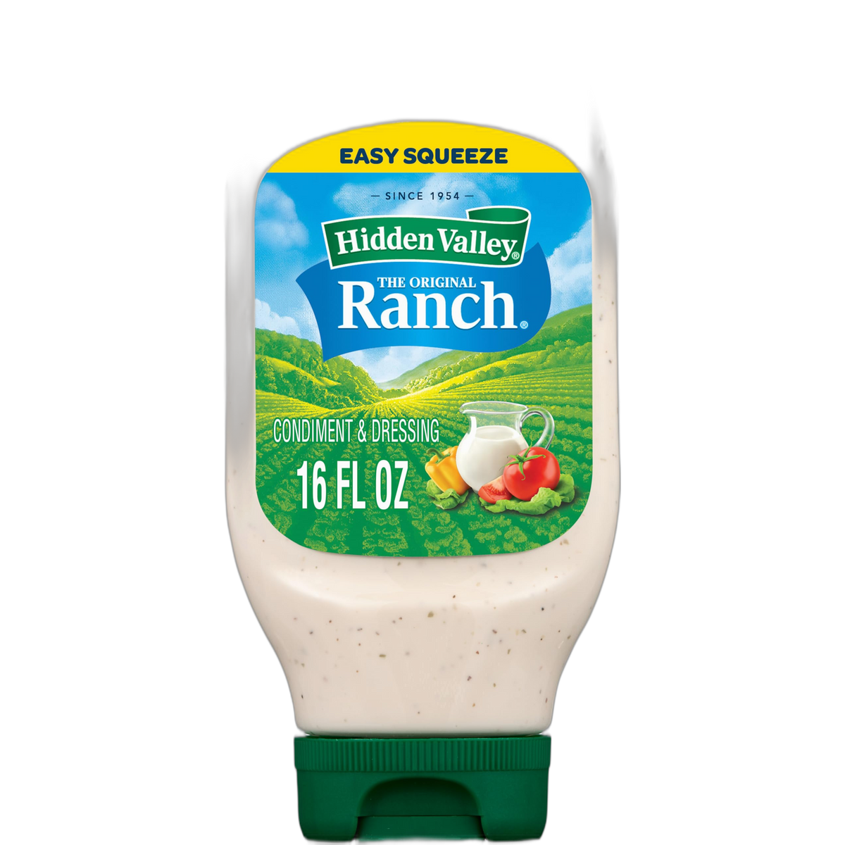 Hidden Valley Original Ranch Condiment and Dressing, Easy Squeeze Bottle, 16 Fl Oz (Package May Vary)