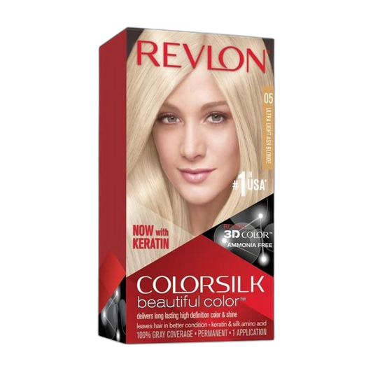 Revlon ColorSilk Beautiful Color, [05] Ultra Light Ash Blonde 1 ea (Pack of 3)