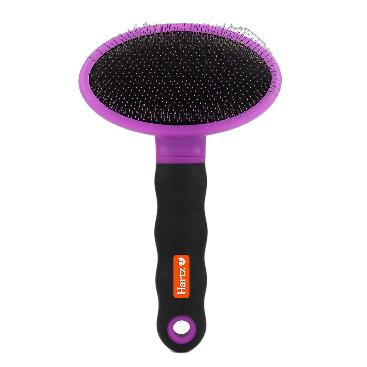 Hartz Groomer's Best Deshedding Slicker Dog Brush, Black/Violet, Dogs