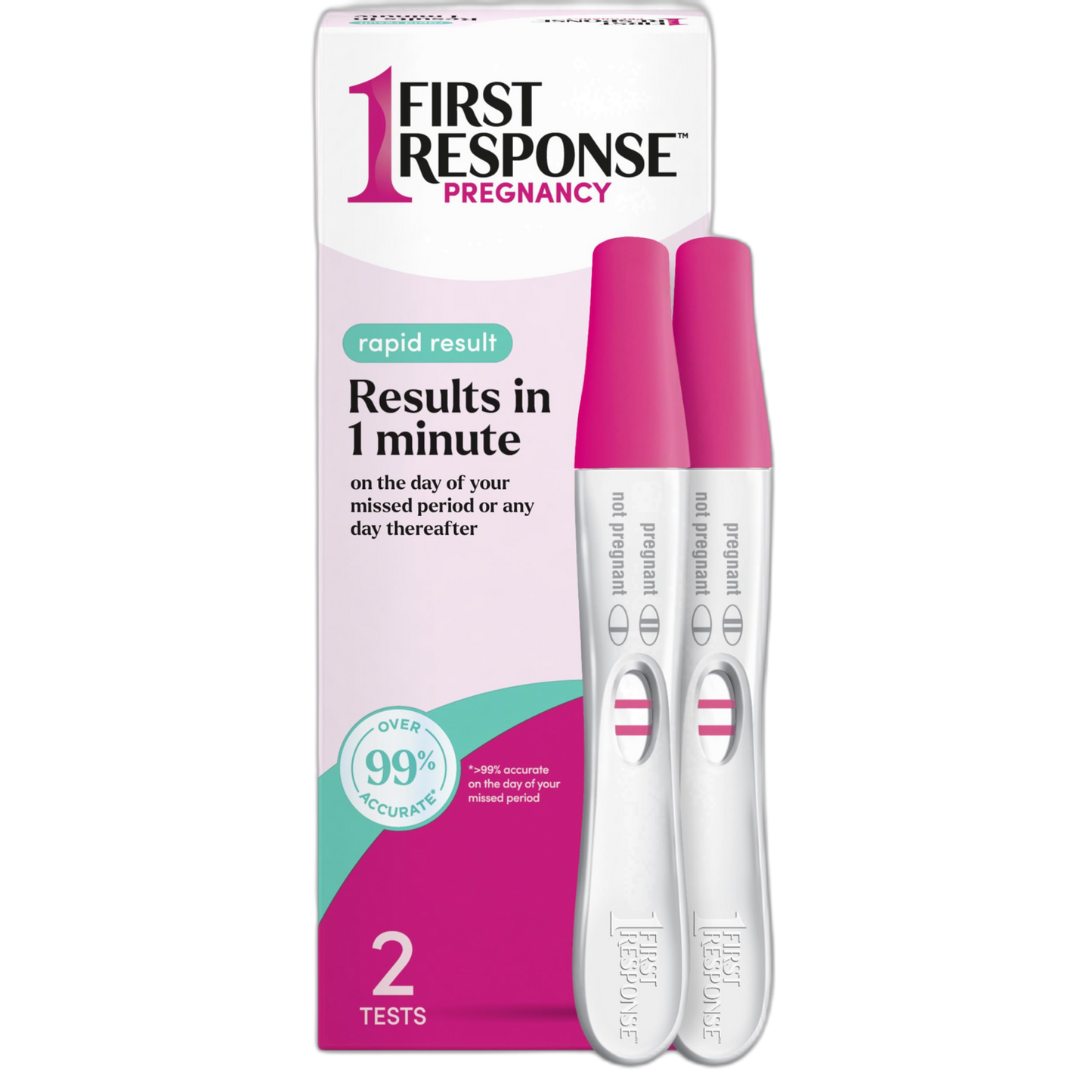 First Response Rapid Result Pregnancy Test, 2 Pack