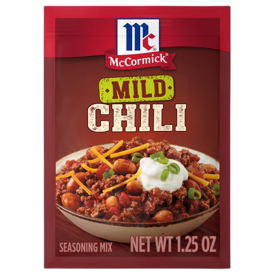 McCormick Mild Chili Seasoning Mix, 1.25 oz