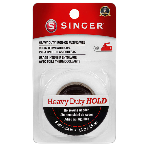 SINGER 00240 Heavy Duty Iron-On Fusing Web, Fabric Adhesive,