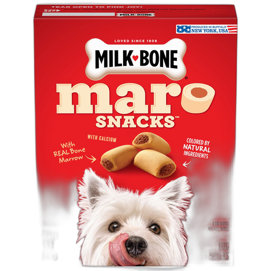 Milk-Bone MaroSnacks Small Dog Treats With Bone Marrow, 10 Ounces