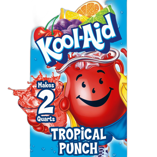 Kool-Aid Unsweetened Tropical Punch Powdered Drink Mix, 0.16 oz. Packet