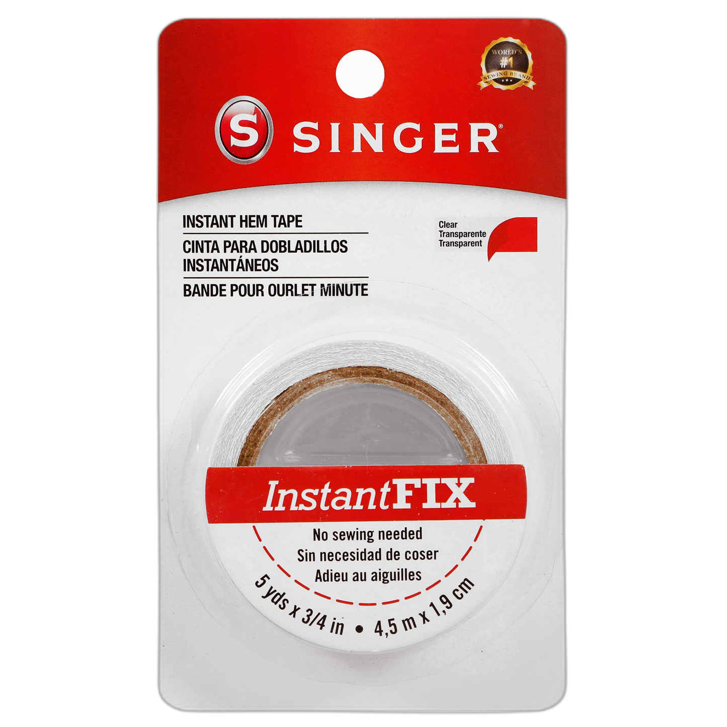 SINGER Instant Hem Tape, 3/4-Inch by 15-Foot