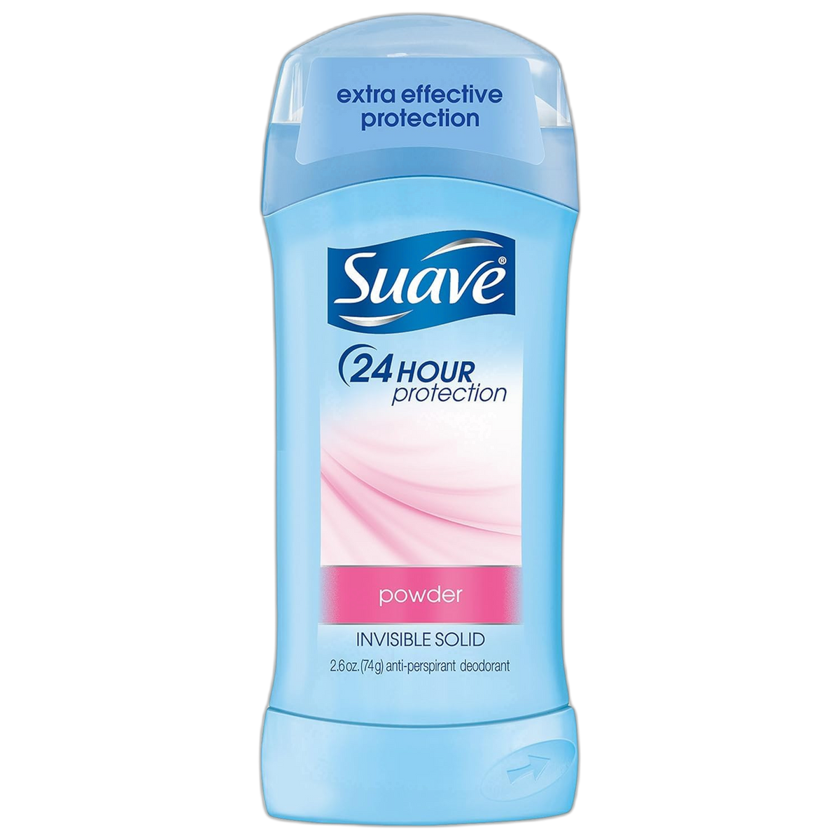 Suave Invisible Solid Baby Powder For Women, 2.6 oz