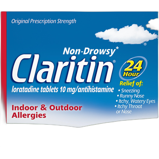 Claritin 24 HR Non Drowsy Allergy Medicine, Loratadine antihistamine tablets, 10 Ct