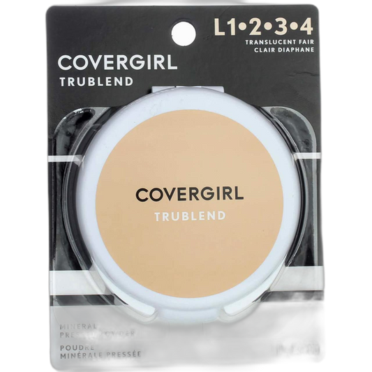 CoverGirl Trublend Pressed Powder, Translucent Fair 1, 0.39-Ounce Packages (Pack of 2)