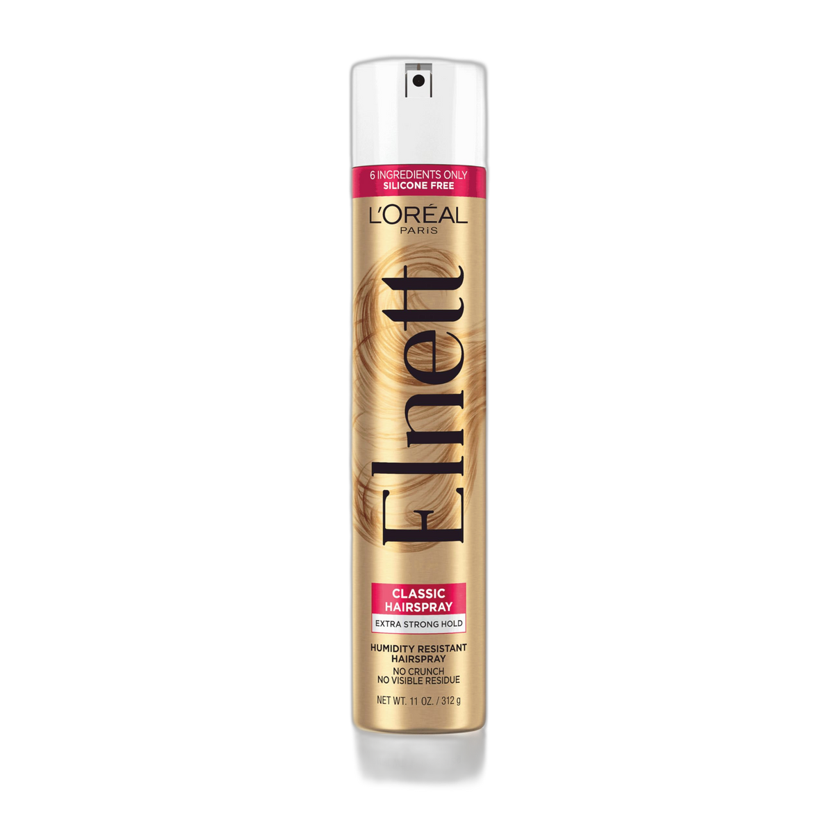 L'Oreal Paris Elnett Satin Extra Strong Hold Color Treated Classic Hairspray, 11 oz