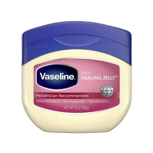 Vaseline 100% Pure Petroleum Jelly, Baby 13 oz (Pack of 3)