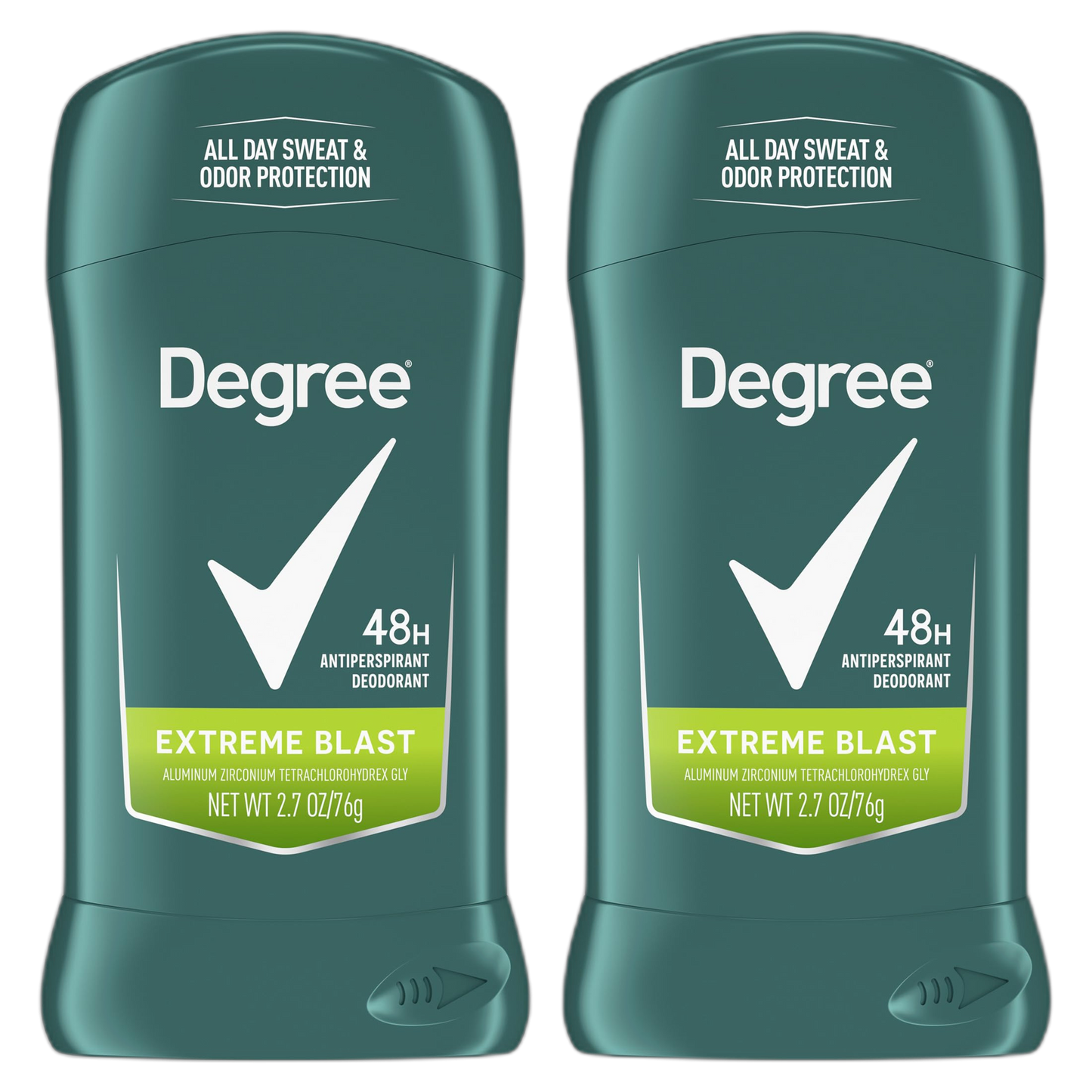 Degree Men Original Protection Antiperspirant Deodorant Extreme Blast Twin Pack 48-Hour Sweat and Odor Protection Antiperspirant For Men 2.7 oz