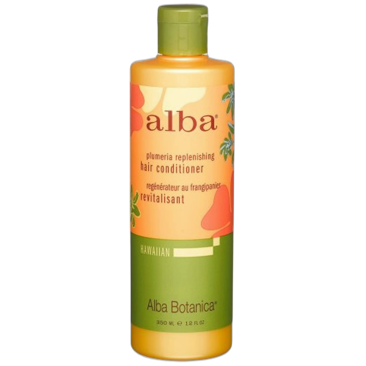 Alba Botanica Plumeria Replenishing Hair Conditioner, 12-Ounce Bottle (Pack of 2)