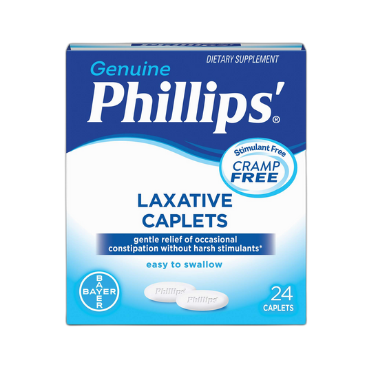 Phillips' Laxative Caplets, 24 Caplets (Pack of 4)