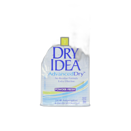 Dry Idea Advanced - Clear Gel Anti-Perspirant & Deodorant, Powder Fresh, 3-Ounce Tube (Pack of 6)