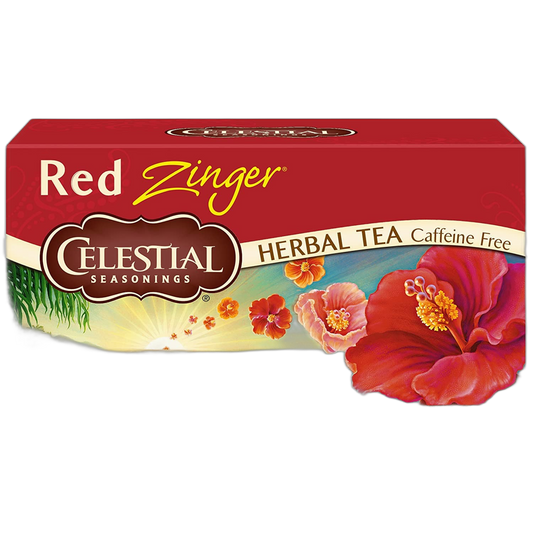 Celestial Seasonings Tea Caffeine Free Herbal Tea, Red Zinger 20 ea (Packs of 3)