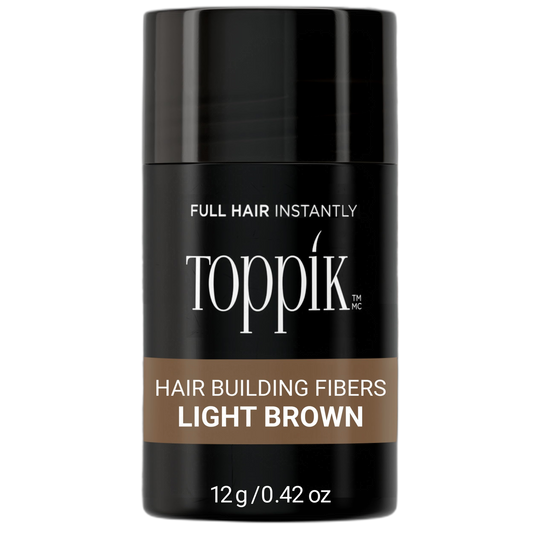 Toppik Hair Building Fibers, Light Brown, 12g