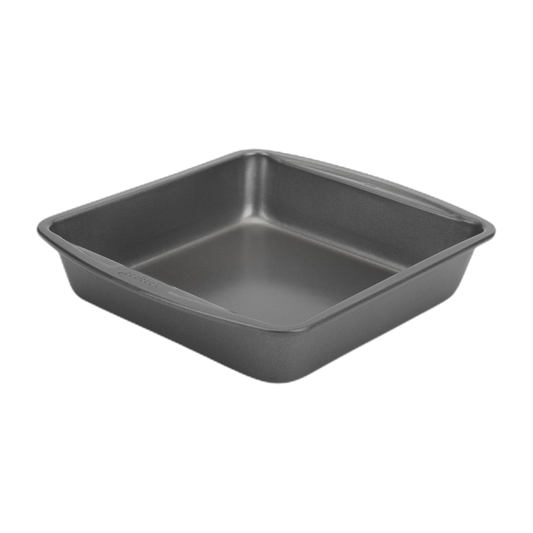 GoodCook Everyday Nonstick Steel Square Pan, 8", Gray