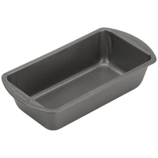 GoodCook 8" x 4" Nonstick Steel Bread Loaf Pan, Multipurpose Nonstick Bread and Meatloaf Baking Pan, Gray