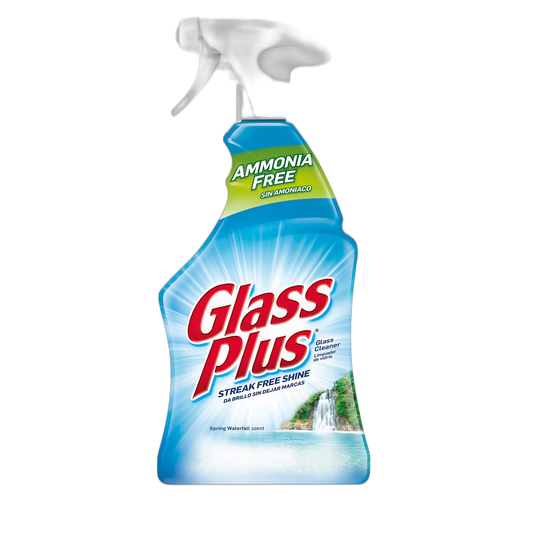 Glass Plus Glass Cleaner, 32 Fl Oz Bottle, Multi-Surface Glass Cleaner