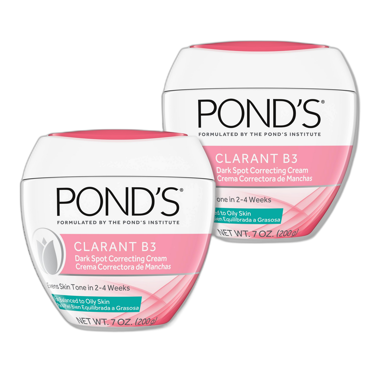 POND'S Dark Spot Corrector Clarant B3 Normal to Oily Skin, 7 Ounce (Pack of 2)