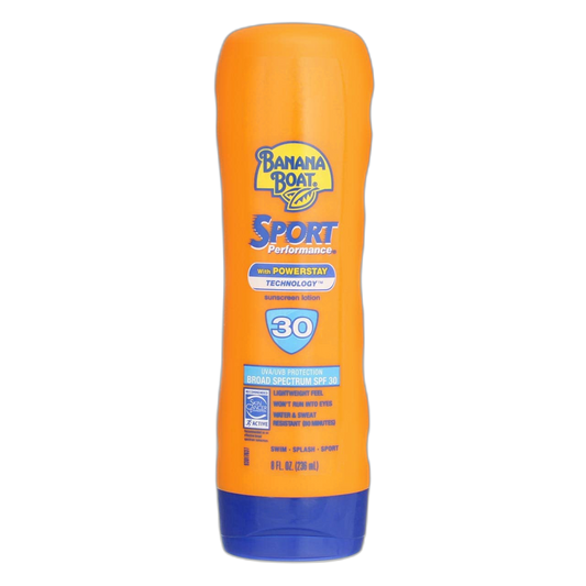 Banana Boat Sport Ultra SPF 30 Sunscreen Lotion, 8oz | Banana Boat Sunscreen SPF 30 Lotion, Oxybenzone-Free, Sunblock, Water Resistant, 8oz