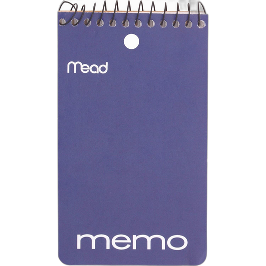 Mead Memo Book Spiral 3 In. X 5 In. pack of 24