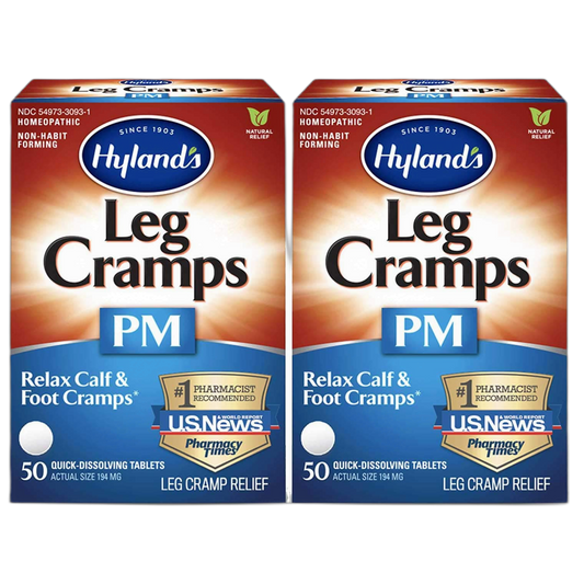Hyland's Leg Cramps PM Tablets 50 ea 50 Count (Pack of 2)