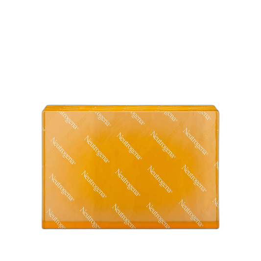 Neutrogena Original Amber Bar Facial Cleansing Bar with Glycerin, Clean-Rinsing, Transparent Face Soap, Free of Harsh Detergents, & Dyes, 3.5 oz