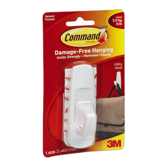 Command Strips 17003 Large Hooks With Command™ Adhesive