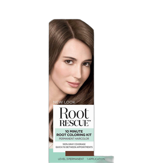 L'Oreal Paris Magic Root Rescue 10 Minute Root Hair Coloring Kit, Permanent Hair Color with Quick Precision Applicator, 100 percent Gray Coverage, 5 Medium Brown, 1 kit