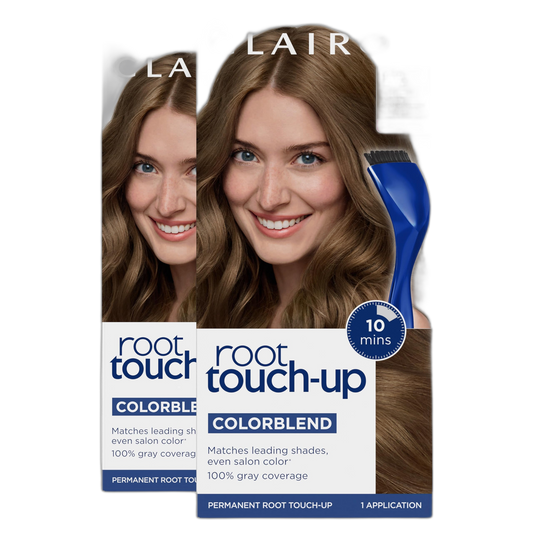 Clairol Root Touch-Up by Nice'n Easy Permanent Hair Dye, 6A Light Ash Brown Hair Color, Pack of 2