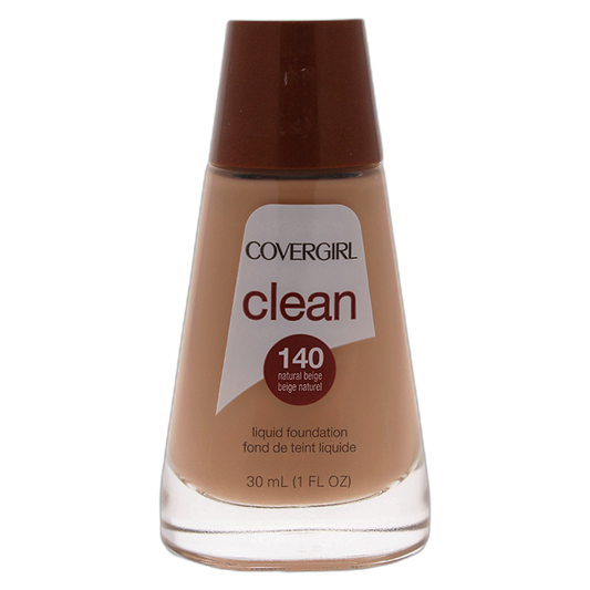 CoverGirl Clean Liquid Foundation, # 140 Natural Beige, 1 Ounce