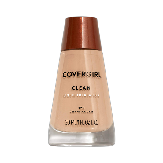COVERGIRL Clean Makeup Foundation Creamy Natural 120, 1 oz (packaging may vary)