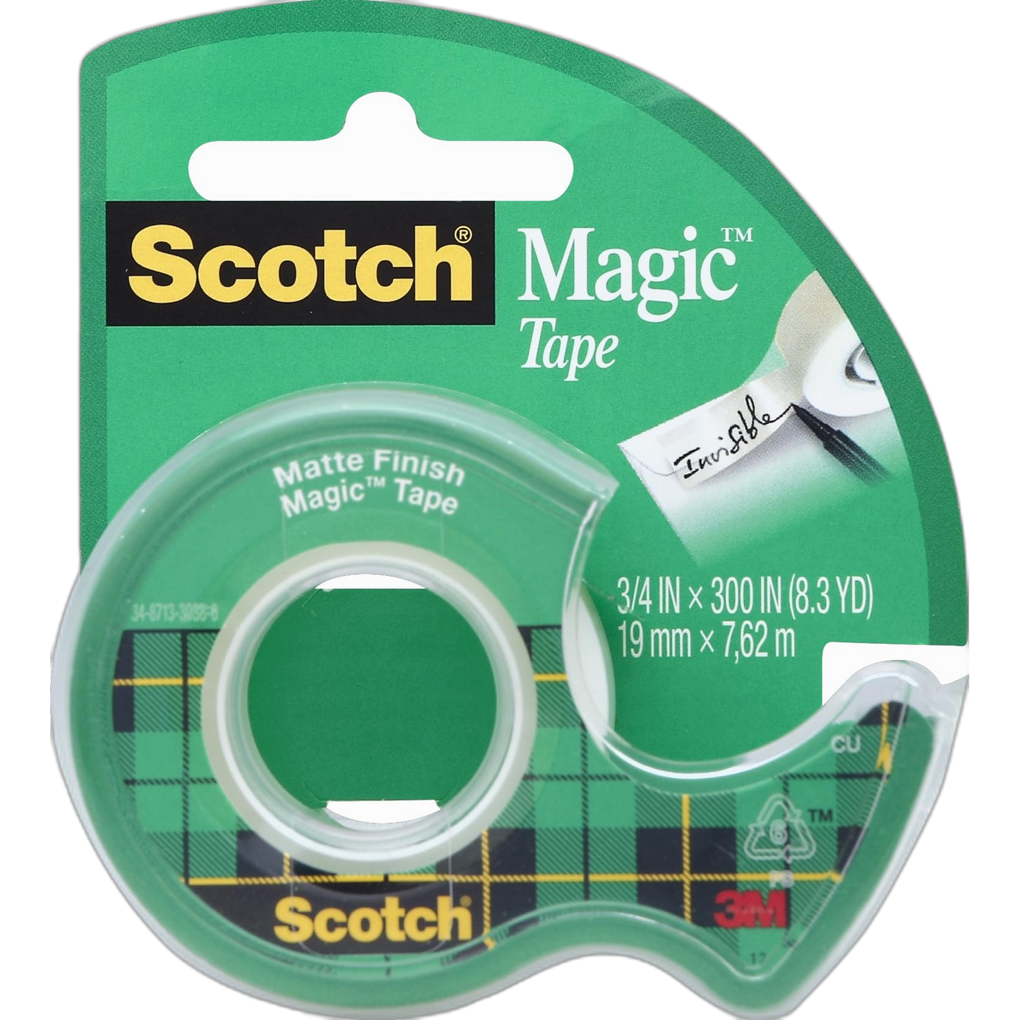 Scotch Magic Tape 3/4 in X 300 in