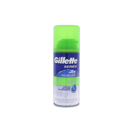 Series Sensitive Shave Gel by Gillette for Men - 2.5 oz Shave Gel