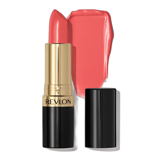 Revlon Super Lustrous Lipstick, Creamy Formula For Soft, Fuller-Looking Lips, Moisturized Feel, 674 Coral Berry, 0.15 oz