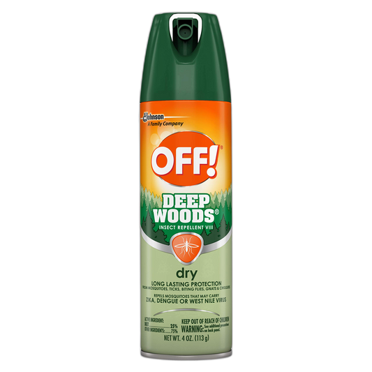 OFF! Deep Woods Insect Mosquito Repellent VIII, DryTouch Technology, Long Lasting Protection 4 oz.