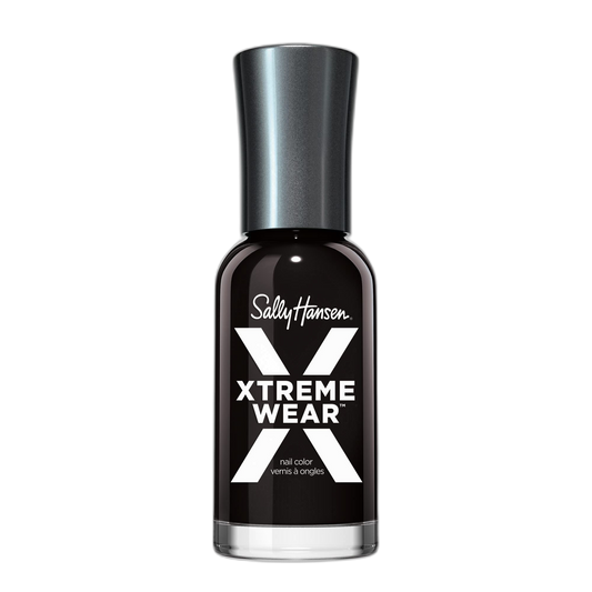 Sally Hansen Xtreme Wear Nail Polish, Streak-Free, Shiny Finish, Long-Lasting Nail Color, Black Out, 0.40 fl oz