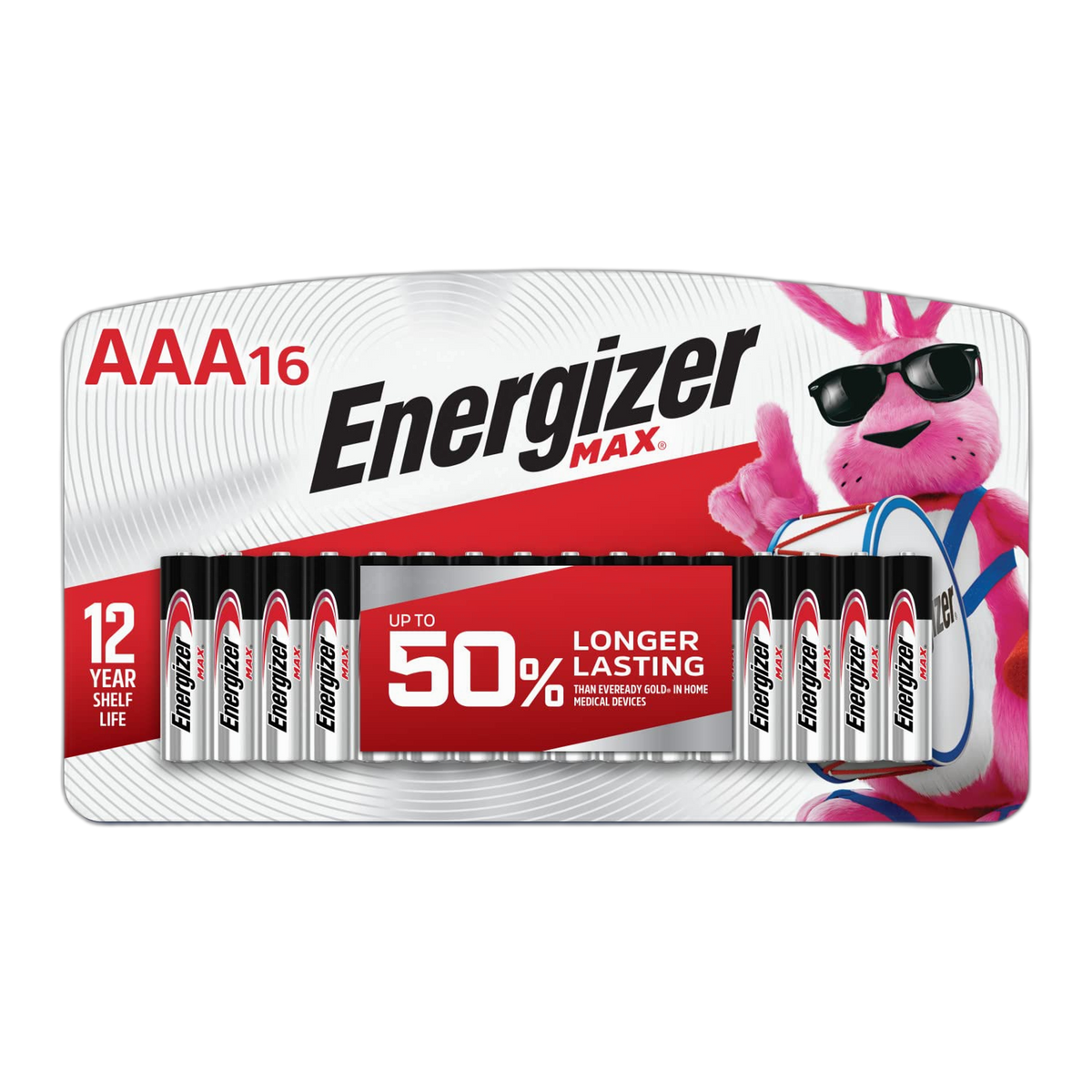Energizer AAA Batteries, Max Triple A Alkaline, 16 Count