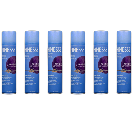 Finesse Extra Hold Aerosol Hairspray 7 oz (Pack of 6)