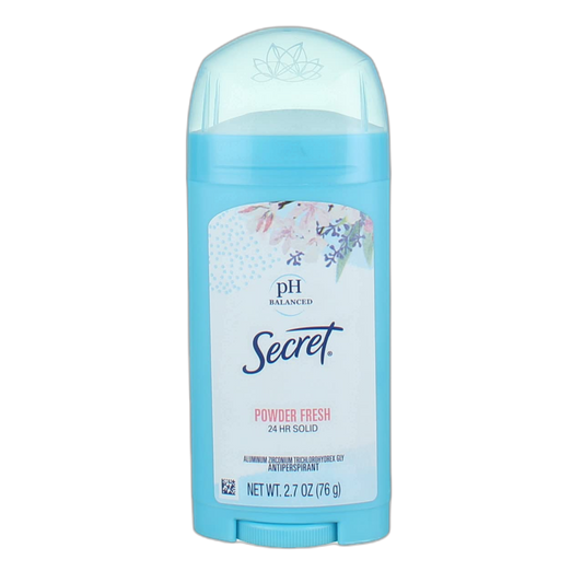 SECRET WIDE SOLID POWDER FRESH 2.7oz stick 12 pack