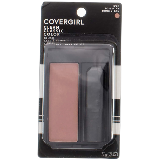 CoverGirl Classic Color Blush, Soft Mink [590], 0.3 oz (Pack of 3)