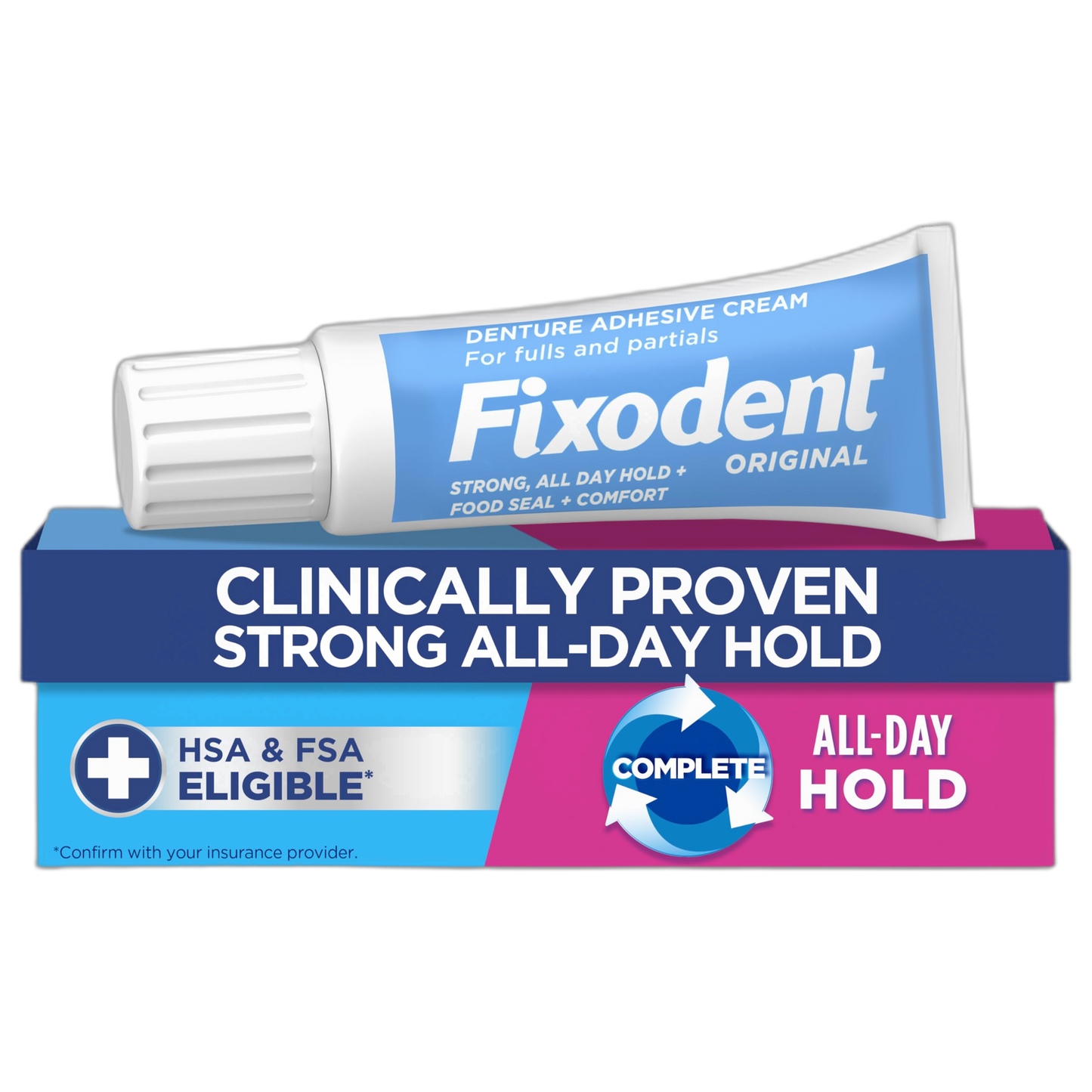 Fixodent Complete Original Denture Adhesive Cream, 0.75 oz