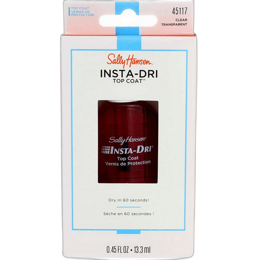 Sally Hansen Insta-Dri Topcoat Clear 0.45 Ounce (13.3ml)