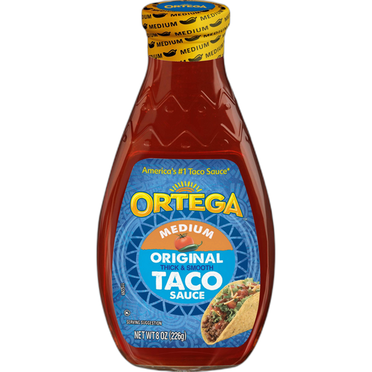 Ortega Original Taco Sauce, Medium, 8 Ounce