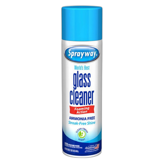 Sprayway Glass Cleaner Aerosol Spray, 19 oz (Packaging May Vary)