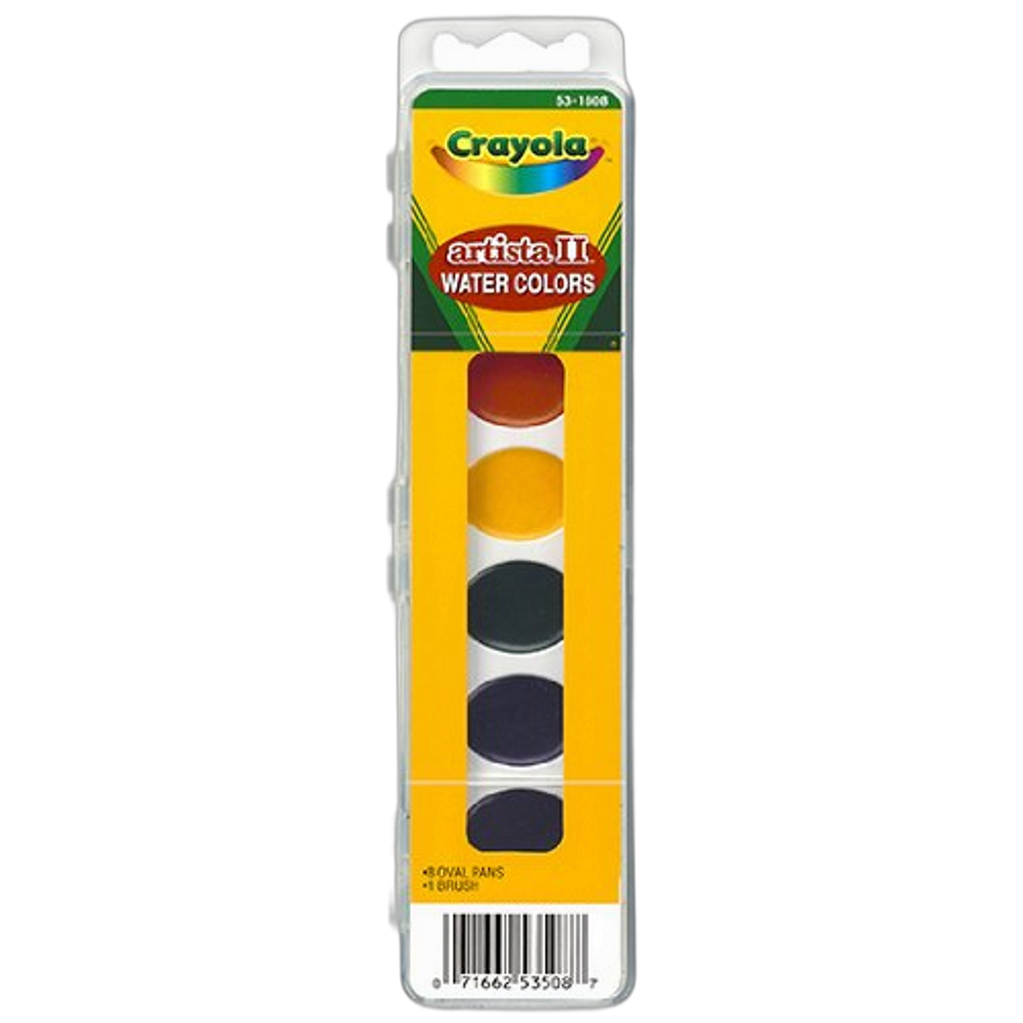 20 Pack CRAYOLA LLC FORMERLY BINNEY & SMITH ARTISTA II 8 WATER COLORS W/BRUSH
