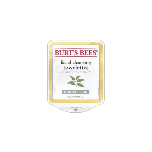 Burt's Bees Facial Cleansing Towelettes with White Tea Extract -- 30 Towelettes