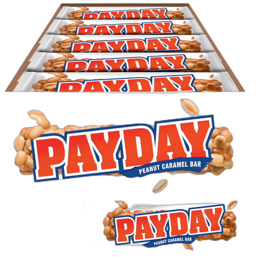 PAYDAY Peanut Caramel Candy Bars, 1.85 oz (24 Count)